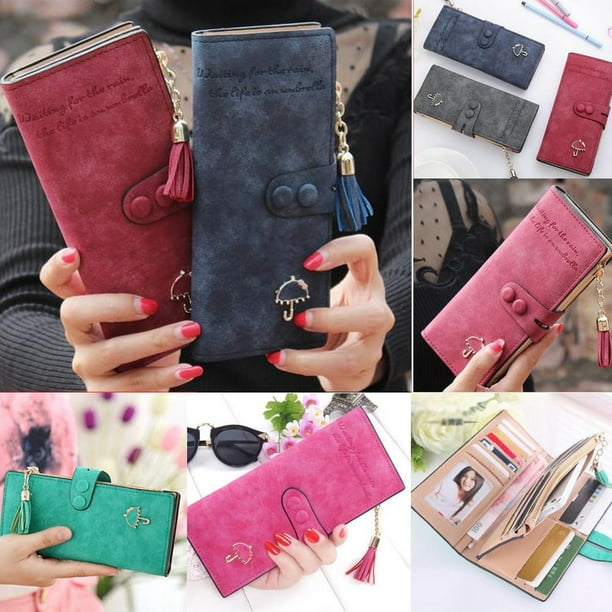 Fashion Lady Clutch Purse Long Wallet Women High Capacity Handbag Card Holder 